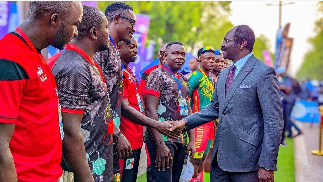 22ème Tour Cycliste International du Cameroun — Cérémonie d'ouverture — photo 3